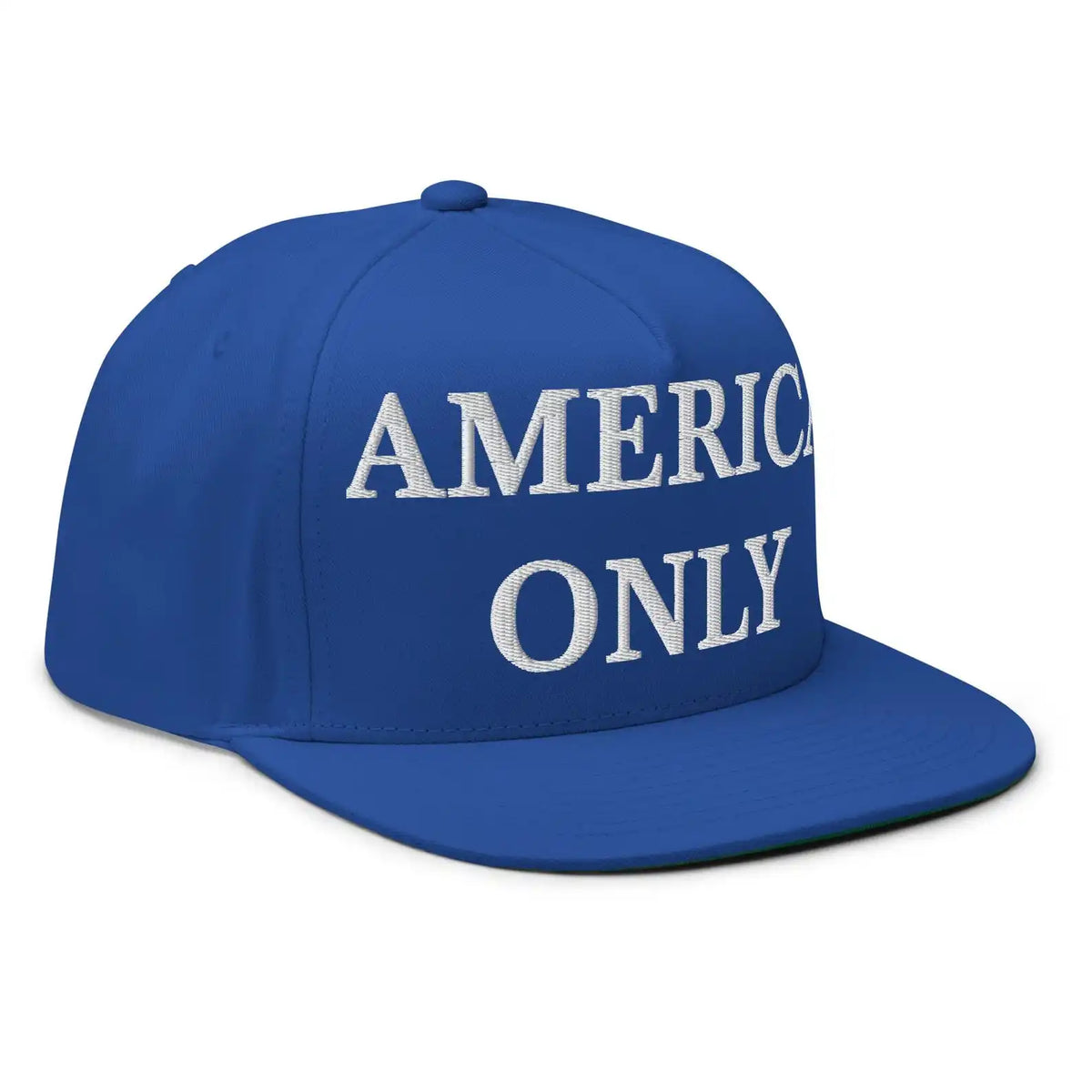 AMERICA ONLY Hat, Patriotic USA Flag Embroidered Adjustable Snapback Cap, America First America Only Hat, Multiple