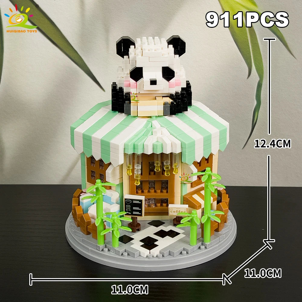 PENDRA Panda Coffee Mini Building Set