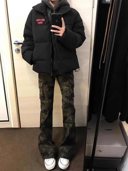 PENDRA Camouflage Brand Flared Pants