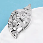 PENDRA Stainless Steel Conch Brooch