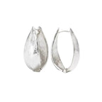 PENDRA Sterling Silve Matte Earrings