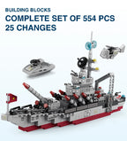 PENDRA Military Ship 8in1 Building Set