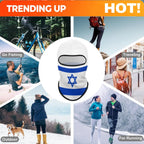Israel Flag Outdoor Cool Sunscreen Motorcycle Face Mask Moto Biker Wind Cap Mask Stopper Windproof Bicycle Cycling Headgear
