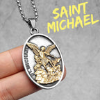 PENDRA Arch Angel St Steel Necklace