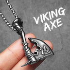 PENDRA Odin's Axe Steel Necklace