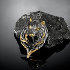 PENDRA Wolf Black Necklace