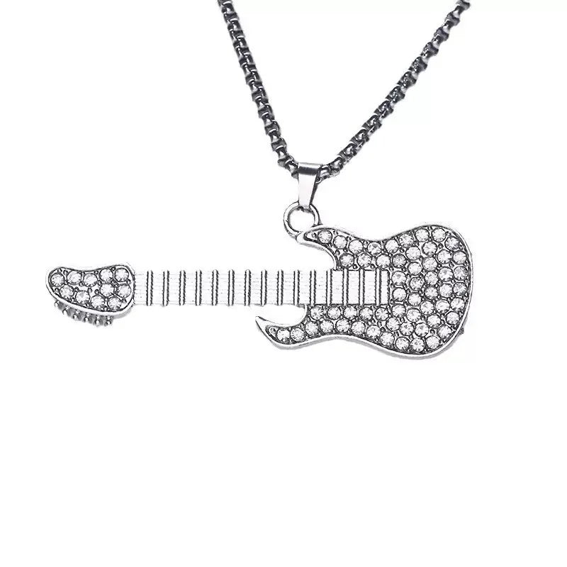 PENDRA Guitarshine Rhinestone Guitar Pendant