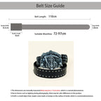 PENDRA Galaeva Black Skull Luxury Belt
