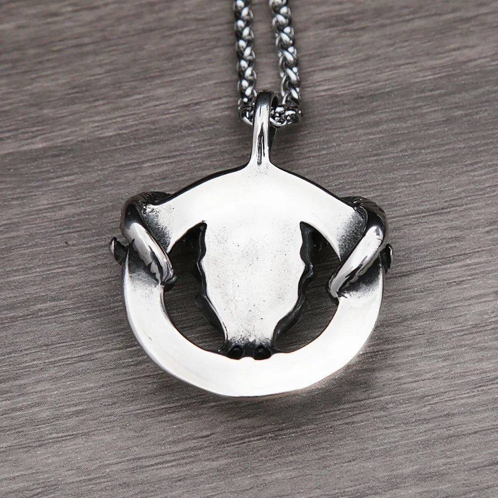 PENDRA Goathead Gothic 316L Stainless Steel Pendant