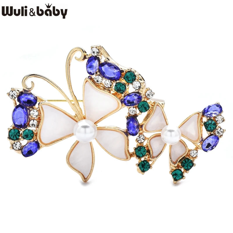 PENDRA Beauty 2 Butterfly Brooch