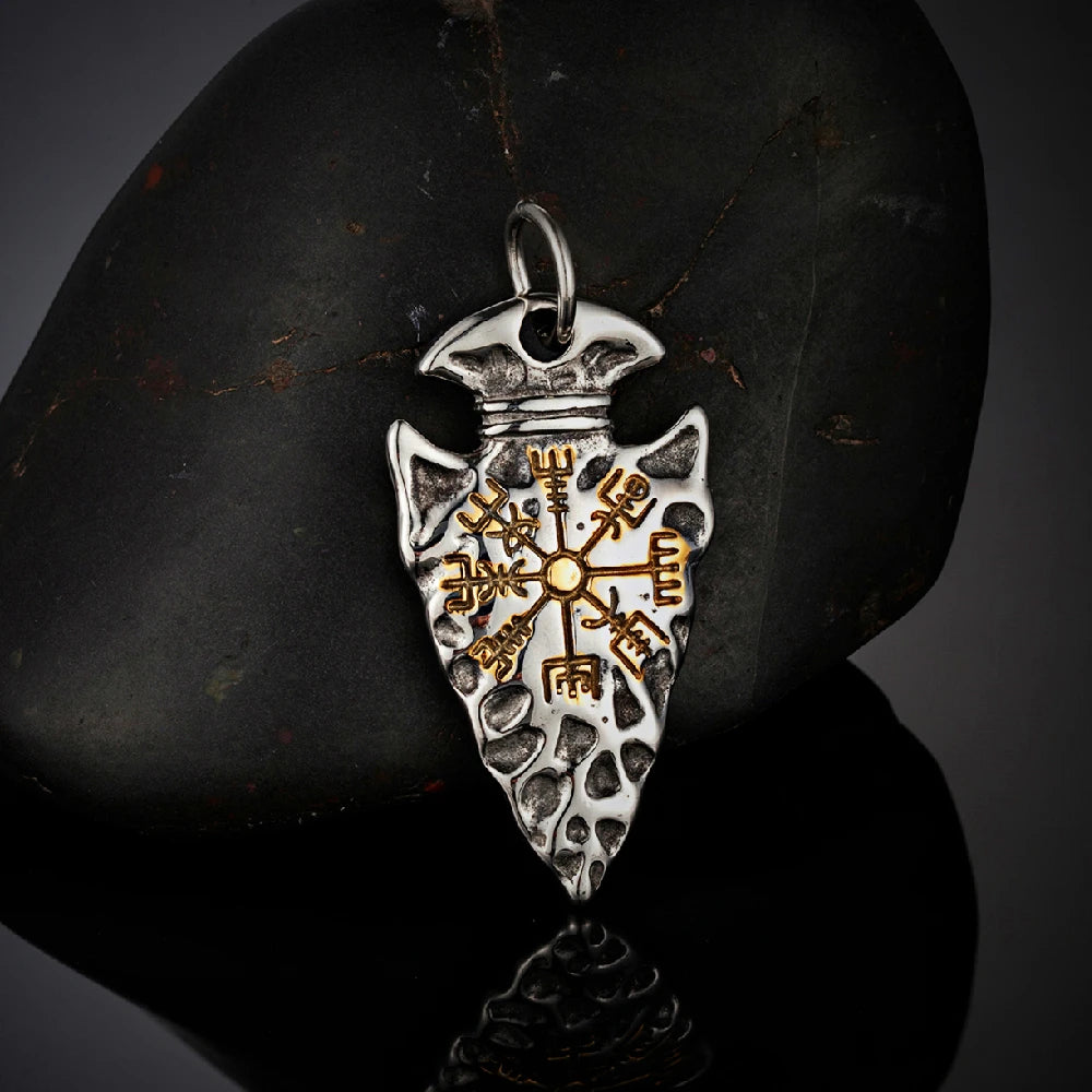 PENDRA Compass Gold Necklace