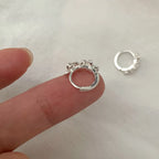 PENDRA Sterling Silve Flower Earrings