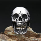 PENDRA Skullpunk Gothic Stainless Steel Skull Ring