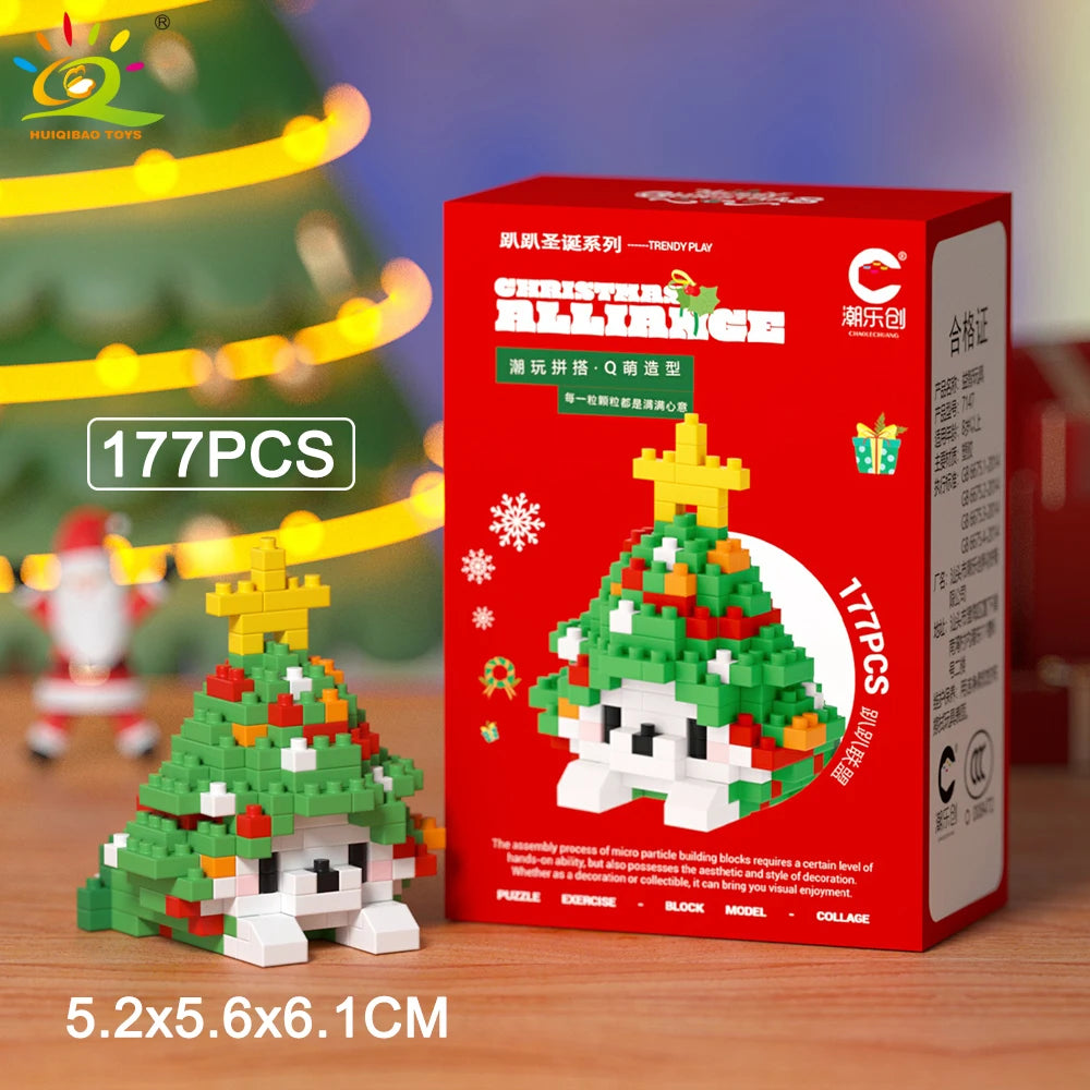 PENDRA Elk Deer Santa Building Set