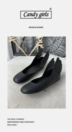 PENDRA Flat Medieval Shallow Shoes