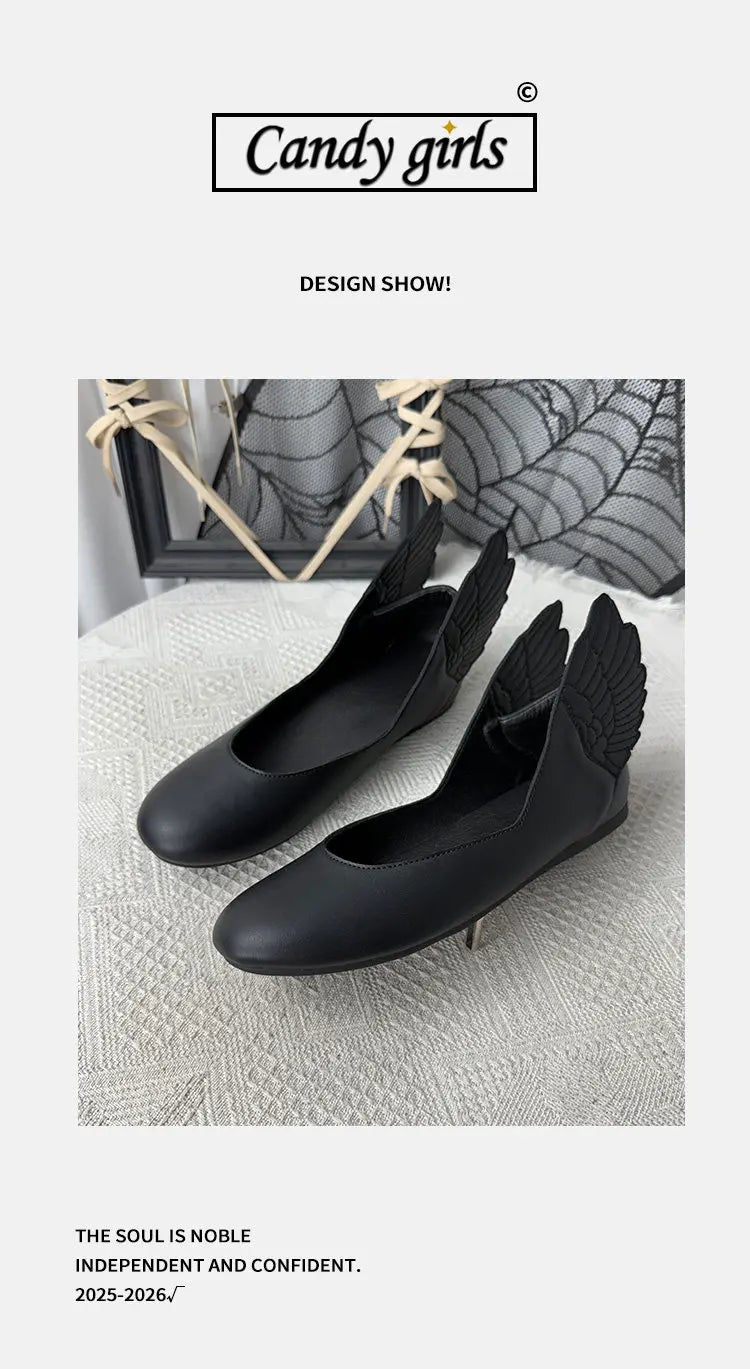 PENDRA Flat Medieval Shallow Shoes