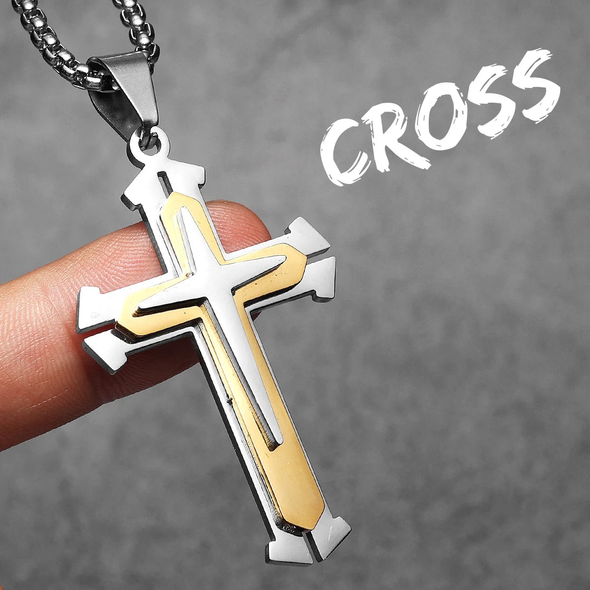 PENDRA Ivorith Cross Charm Necklace