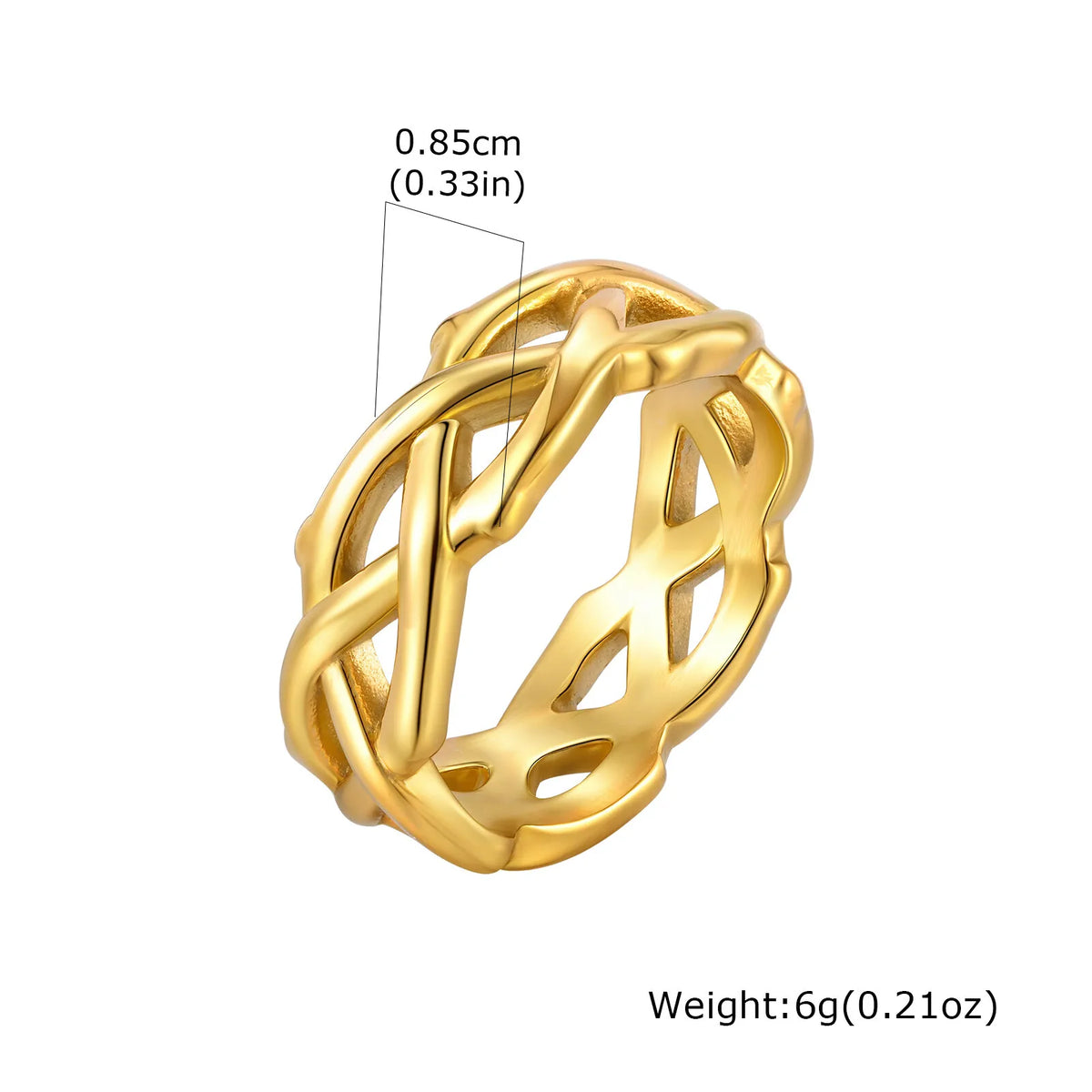 PENDRA Pryvex Wedding Band Ring