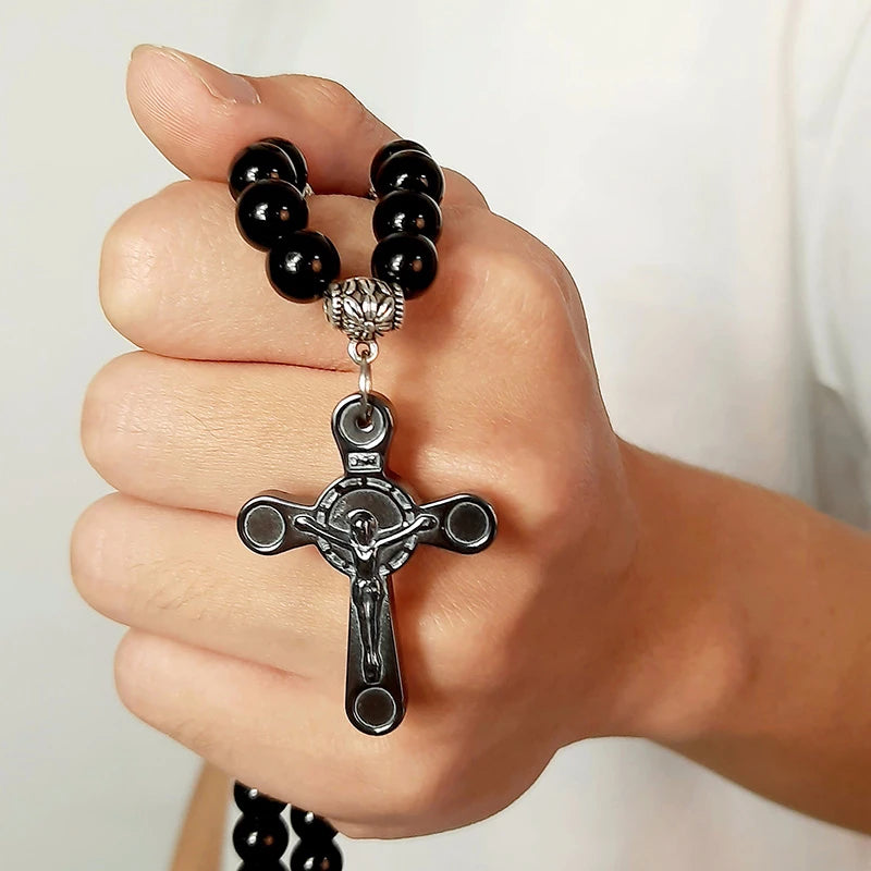 PENDRA Cross Rosary Rosary Necklace