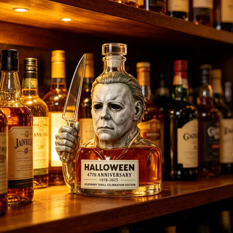 PENDRA Halloween Horror 47th-Anniversary Glass Whiskey Decanter