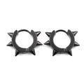 Stainless Steel Spiked Huggie Hoop Earrings for Men Women Black Punk Cone Rivet Spike Clicker Earrings Gothic Rock Jewelry Gift