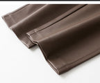 PENDRA Waist Straight Leg Elastic Pants