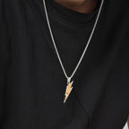 PENDRA Lightning Two Pendant Necklace