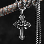 Satan Cross Men Necklaces Stainless Steel Pendant Chain Women Fashion Jewelry Punk Amulets New In Accessories Gifts Wholesale
