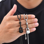 PENDRA Guitar Dog Dog Tag Necklace