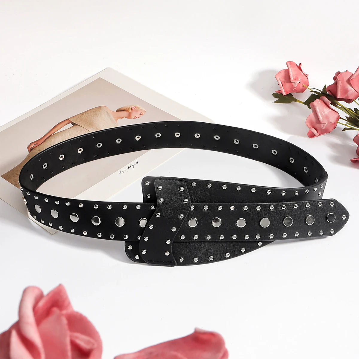 PENDRA Demiarae Nail Studded Gothic Belt