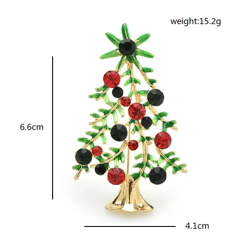 PENDRA Noelara Christmas Tree Brooch