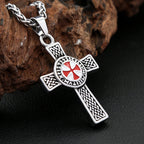 PENDRA Crossshield Stainless Steel Cross Shield Pendant