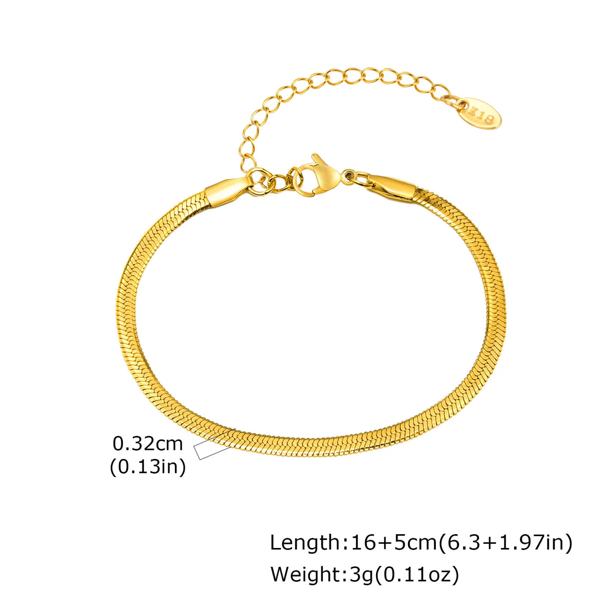 PENDRA Snake Flat Bracelet
