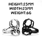 PENDRA Spider Stuff Steel Ring