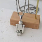 PENDRA Robotpunk Hip Hop Robot Pendant Necklace
