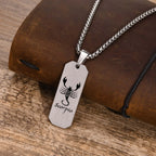 PENDRA Zodiac Bar Pendant Necklace