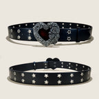 PENDRA Koraellea Leather Eyelet Gothic Belt