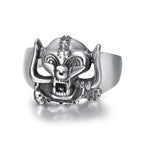 PENDRA Skullbiker Ethnic Skull Biker Ring