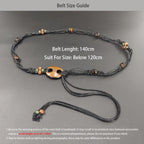 PENDRA Jadeelle Floral Boho Waist Chain Belt