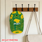 PENDRA Flat Brazil Tropical Graphic Baseball Adjustable Duckbill Comfortable Baseball Cap