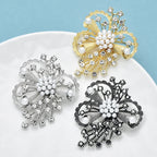 PENDRA Florielle27 Rhinestone Brooch