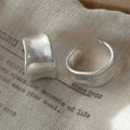 PENDRA Hollow Out Flower Hoop Earrings