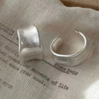 PENDRA Hollow Out Flower Hoop Earrings