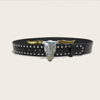 PENDRA Celeslia Black Skull Luxury Belt