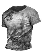 PENDRA Printed Sports Ship T-Shirt