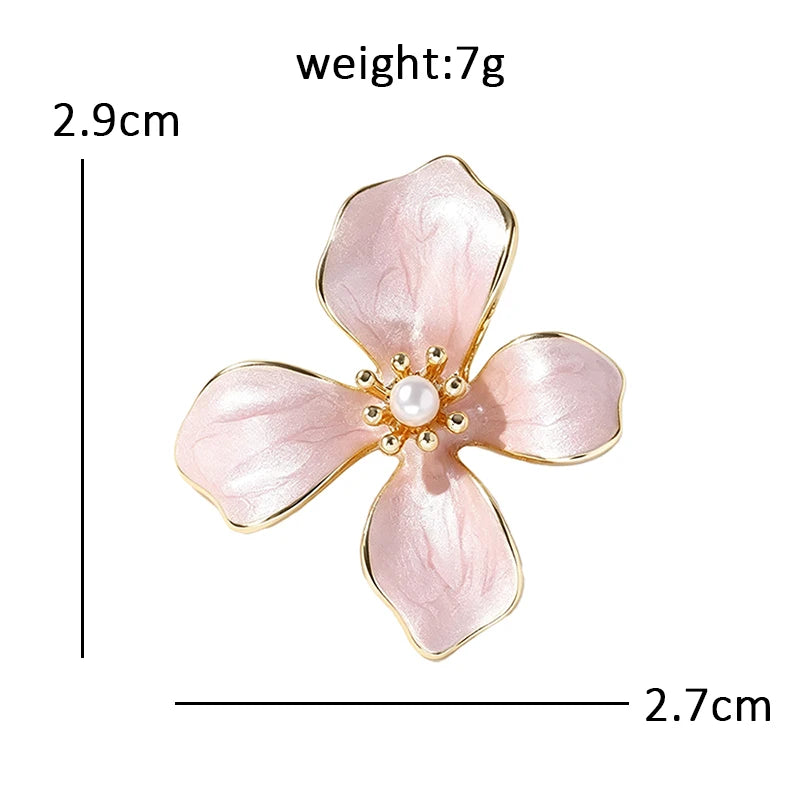 PENDRA Floracollar 2-Color Flower Collar Pin