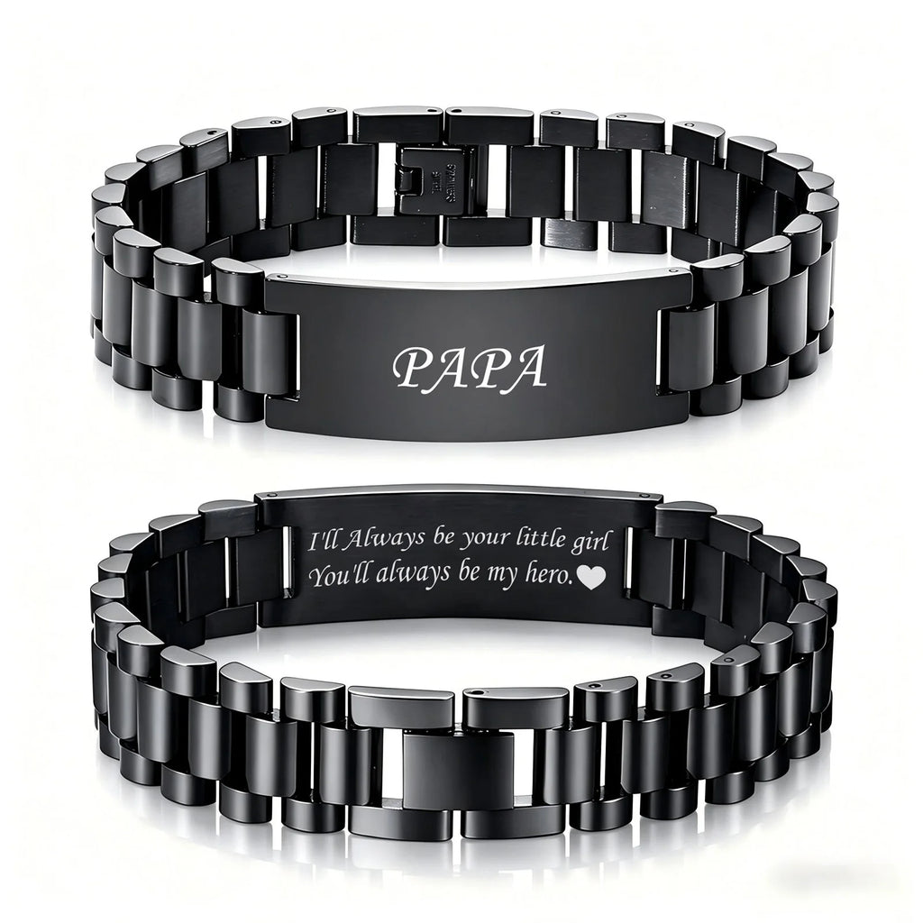 PENDRA Engraved Touching Bracelet