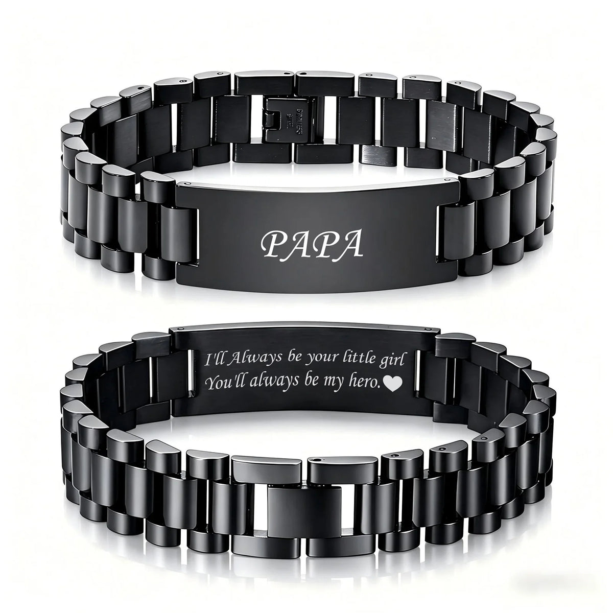 PENDRA Engraved Touching Bracelet