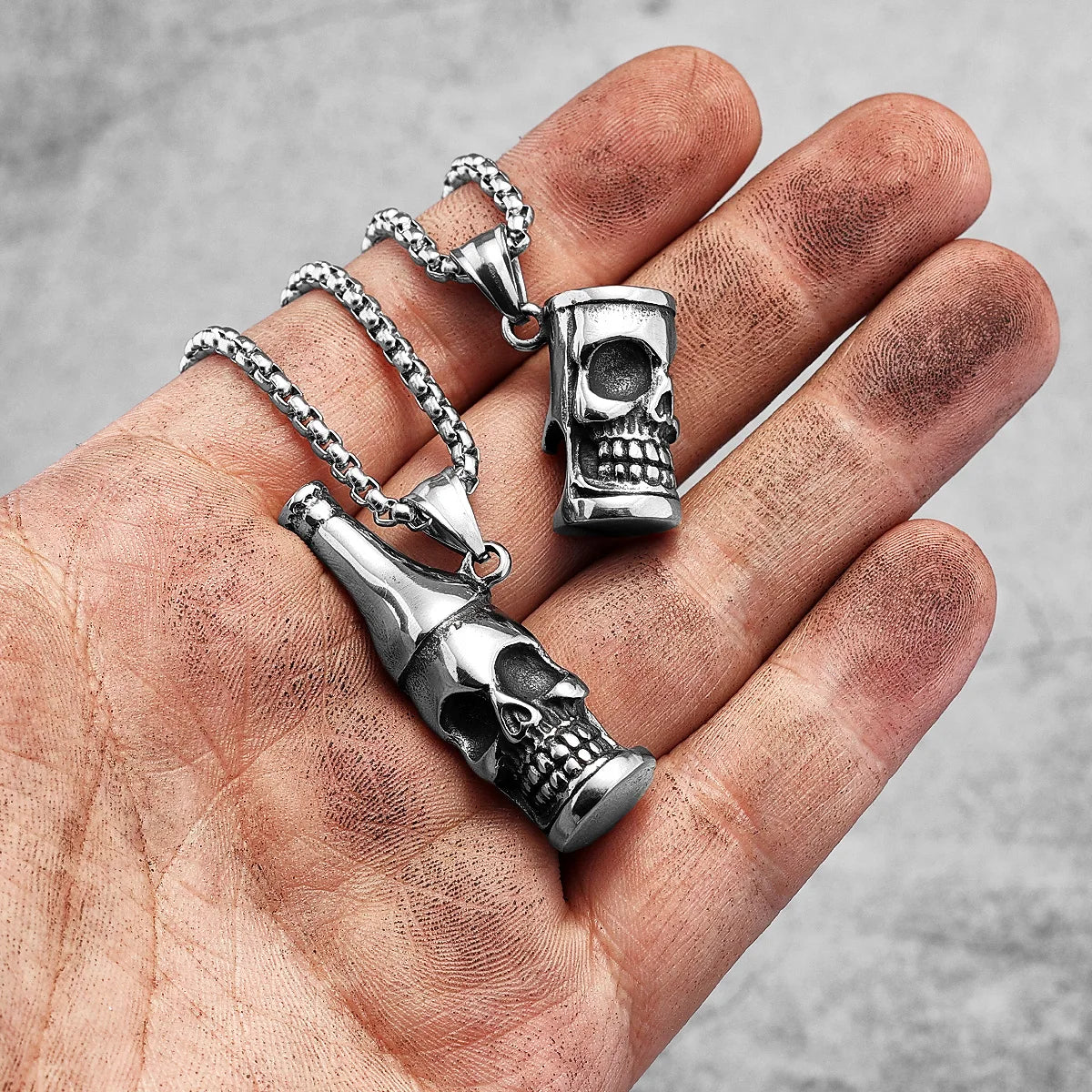 PENDRA Beer Bottle Opener Steel Necklace
