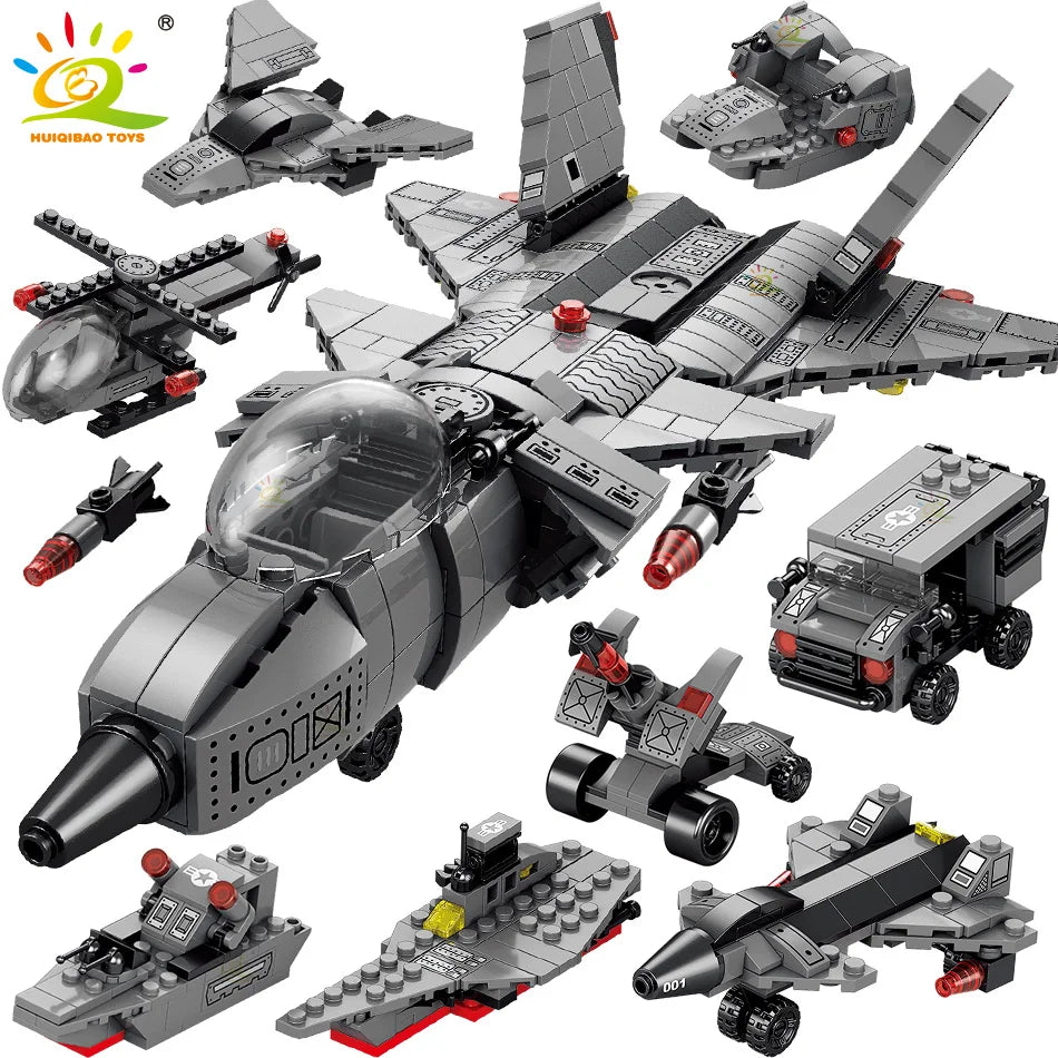 PENDRA Military Attack Fighter Building Set